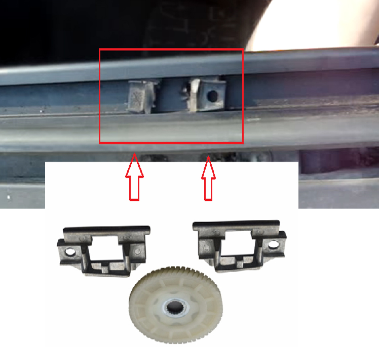 PEUGEOT 206 SUNROOF BRACKETS AND MOTOR GEAR eBay